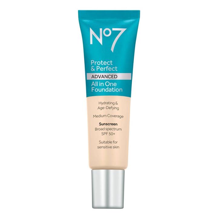 No7 Protect & Perfect Advanced All In One Foundation Warm Ivory Spf