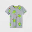 Toddler Boys' Avocado Print Jersey Knit Short Sleeve T-shirt - Cat & Jack Gray