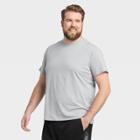Men's Short Sleeve Performance T-shirt - All In Motion Light Gray S, Men's,