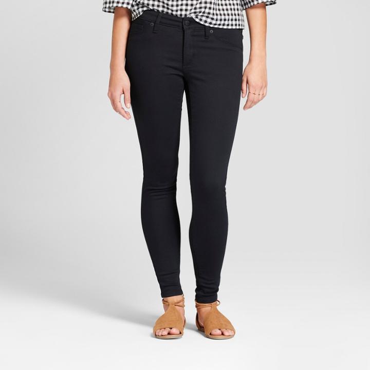 Women's Mid-rise Jeggings - Universal Thread Black