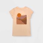 Women's Short Sleeve Sunset T-shirt - Universal Thread Sand Xs, Women's, Brown