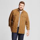 Men's Big & Tall Standard Fit Shirt Jacket - Goodfellow & Co Brown