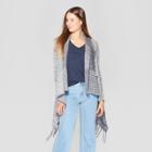 Women's Patchwork Open Layering Cardigan - Knox Rose Blue