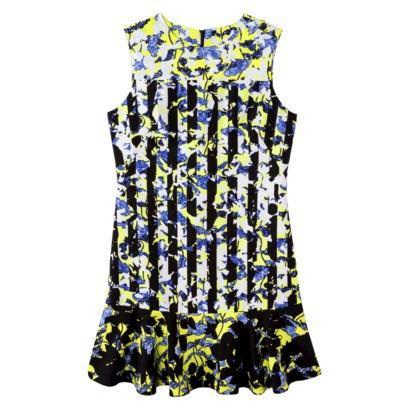 Peter Pilotto For Target Dress -green Floral Print