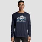 Hanes Men's Long Sleeve National Parks Service T-shirt - Navy (blue)