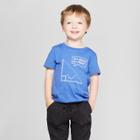 Toddler Boys' Graphic Short Sleeve T-shirt - Cat & Jack Blue