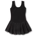 Target Danz N Motion Girls' Activewear Leotard Dress - Black