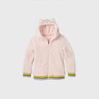 Girls' Sherpa Shine Zip-up Hoodie - Cat & Jack Peach