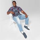 Men's Big & Tall 32 Skinny Fit Mid-rise Destructured Jeans - Original Use Blue
