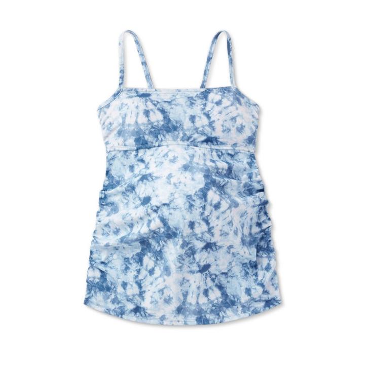 Tie Back Square Neck Maternity Tankini Top - Isabel Maternity By Ingrid & Isabel Tie-dye