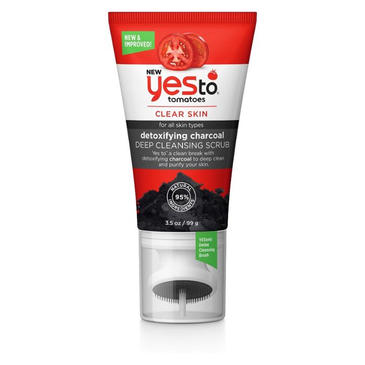 Yes To Tomatoes Charcoal Deep Cleansing Scrub
