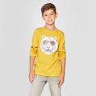 Boys' Cool Tiger Long Sleeve Graphic T-shirt - Cat & Jack Yellow
