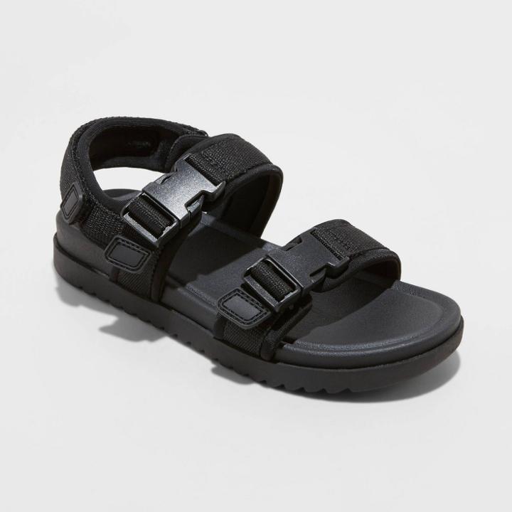 Boys' Brecken Footbed Sandals - Art Class Black