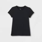 Girls' Short Sleeve T-shirt - All In Motion Black