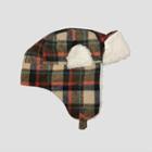 Baby Boys' Plaid Flannel Trapper Hat - Cat & Jack 12-24m,