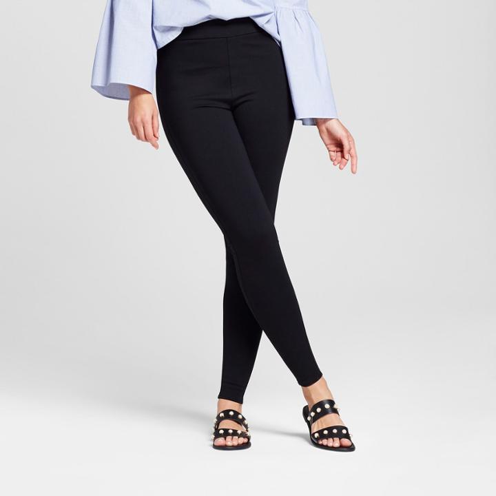 Target Women's Ponte Pants - A New Day Black