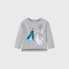 Toddler Girls' Disney Frozen Sisters T-shirt - Gray 2t - Disney