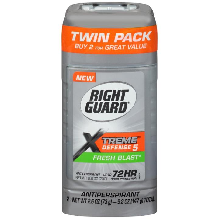 Right Guard Xtreme Antiperspirant Invisible Solid Fresh Blast