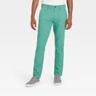 Men's Skinny Chino Pants - Goodfellow & Co Dusky Green