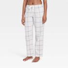 Women's Perfectly Cozy Flannel Pajama Pants - Stars Above Gray