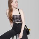 Women's High-rise Wide Leg Cropped Jeans - Wild Fable Black Wash