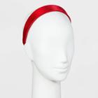 Satin Covered Wide Headband - A New Day Red