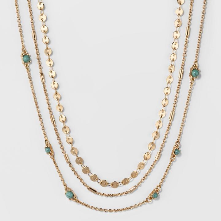 Sugarfix By Baublebar Delicate Layered Choker Necklace - Gold, Girl's