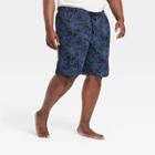 Men's Big & Tall 9 Regular Fit Knit Pajama Shorts - Goodfellow & Co Blue