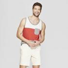 Men's Standard Fit Sleeveless Novelty Pocket Tank - Goodfellow & Co Ripe Red