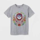 Boys' Disney Coco Short Sleeve Graphic T-shirt - Heather Gray