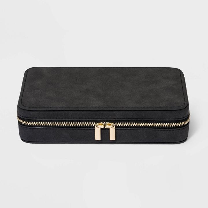 Large Zippered Case - A New Day Black