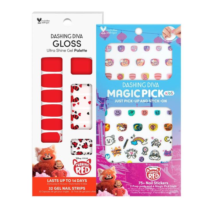 Dashing Diva Gloss Ultra Shine Gel Mani Nail Art - Red's My Color And A Day With