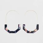 Sugarfix By Baublebar Geometric Resin Threader Earrings - Navy, Girl's