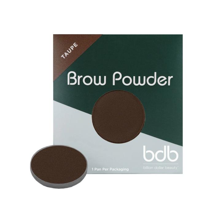 Billion Dollar Beauty Waterproof Magnetic Brow Powder Pan - Taupe