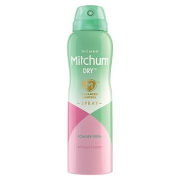 Mitchum Women's Dry Advanced Control Antiperspirant & Deodorant Spray Powder Fresh