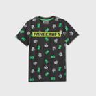 Petiteboys' Short Sleeve Minecraft T-shirt - Gray