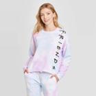 Women's Friends Tie-dye Graphic Sweatshirt - White