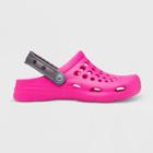 Toddler Girls' Joybees Harper Slip-on Apparel Water Shoes - Pink/charcoal