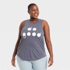 Grayson Threads Women's Plus Size Do Good Graphic Tank Top - Gray