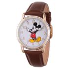 Women's Disney Mickey Mouse Two Tone Cardiff Alloy Watch - Brown