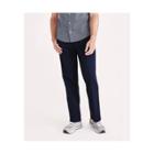 Dockers Men's Tall Classic Fit Straight Workday Trousers - Navy Blue