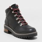 Women's Kira Lace-up Hiker Boots - Universal Thread Black