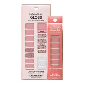 Dashing Diva Gloss More Manis Bundle- Rose Sparkle & Rose Quartz
