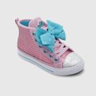 Toddler Girls' Nickelodeon Jojo Siwa High Top Sneakers - Pink