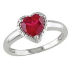 Target Women's 1 5/8 Ct. T.w. Simulated Ruby Ring In Sterling Silver - 8 - Ruby, Red