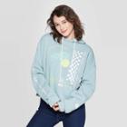 Women's We Are The Future Long Sleeve Cropped Hoodie - Grayson Threads (juniors') - Blue