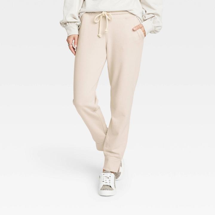 Women's Jogger Pants - Universal Thread Cream