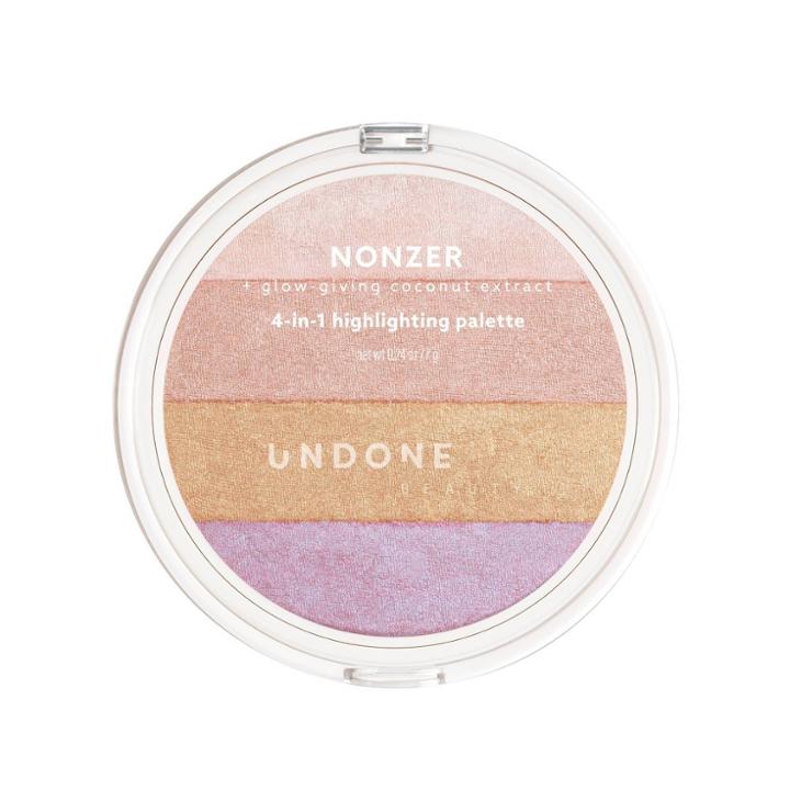 Undone Beauty Nonzer 4-in-1 Cosmetic Highlighting Palette