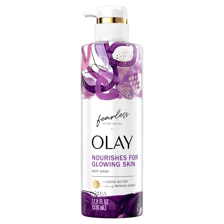 Olay Fearless Artist Series Nourishing Moisture Body Wash With Cocoa Butter And Notes Of Manuka Honey