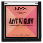 Nyx Professional Makeup Away We Glow Illuminating Powder Crushed Rose